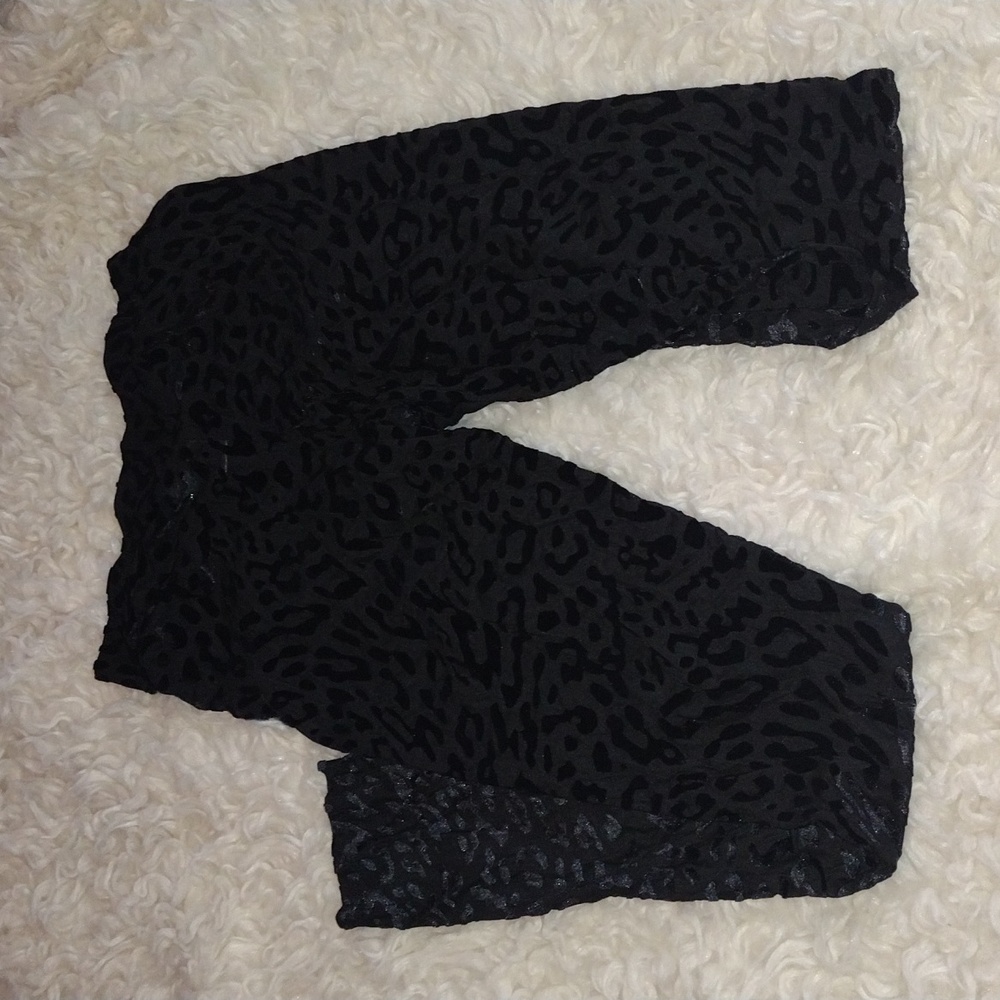 Animal Print Sheer Leggings